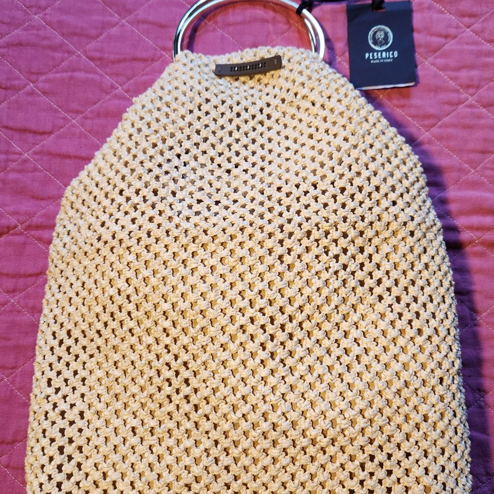 Peserico Made In Italy Crochet Summer Bag